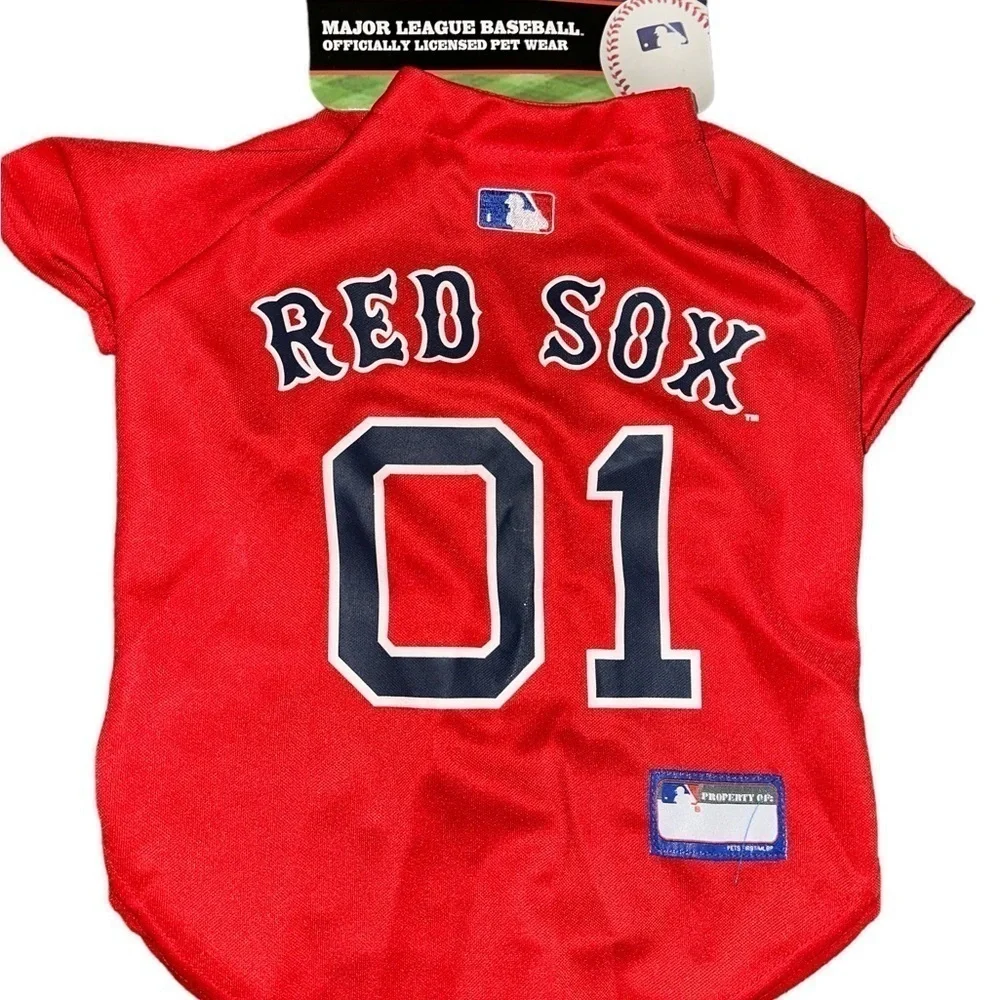 Boston Red Sox medium Dog Jersey MLB PET Apparel. Red Sox Dog Jersey MLB Jerseys
